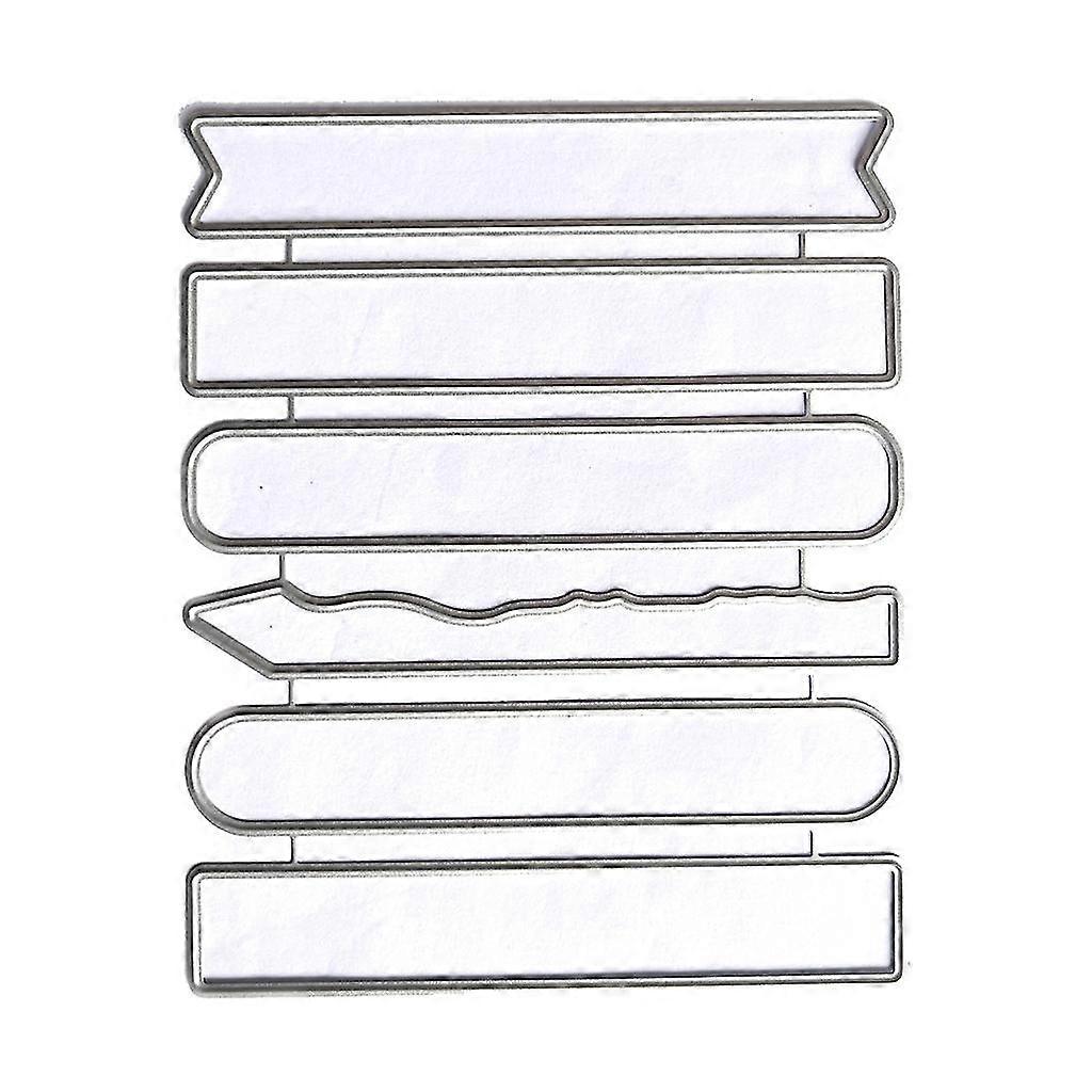 Rectangle Metal Cutting Dies Embossing Template Stencil Scrapbooking For Card