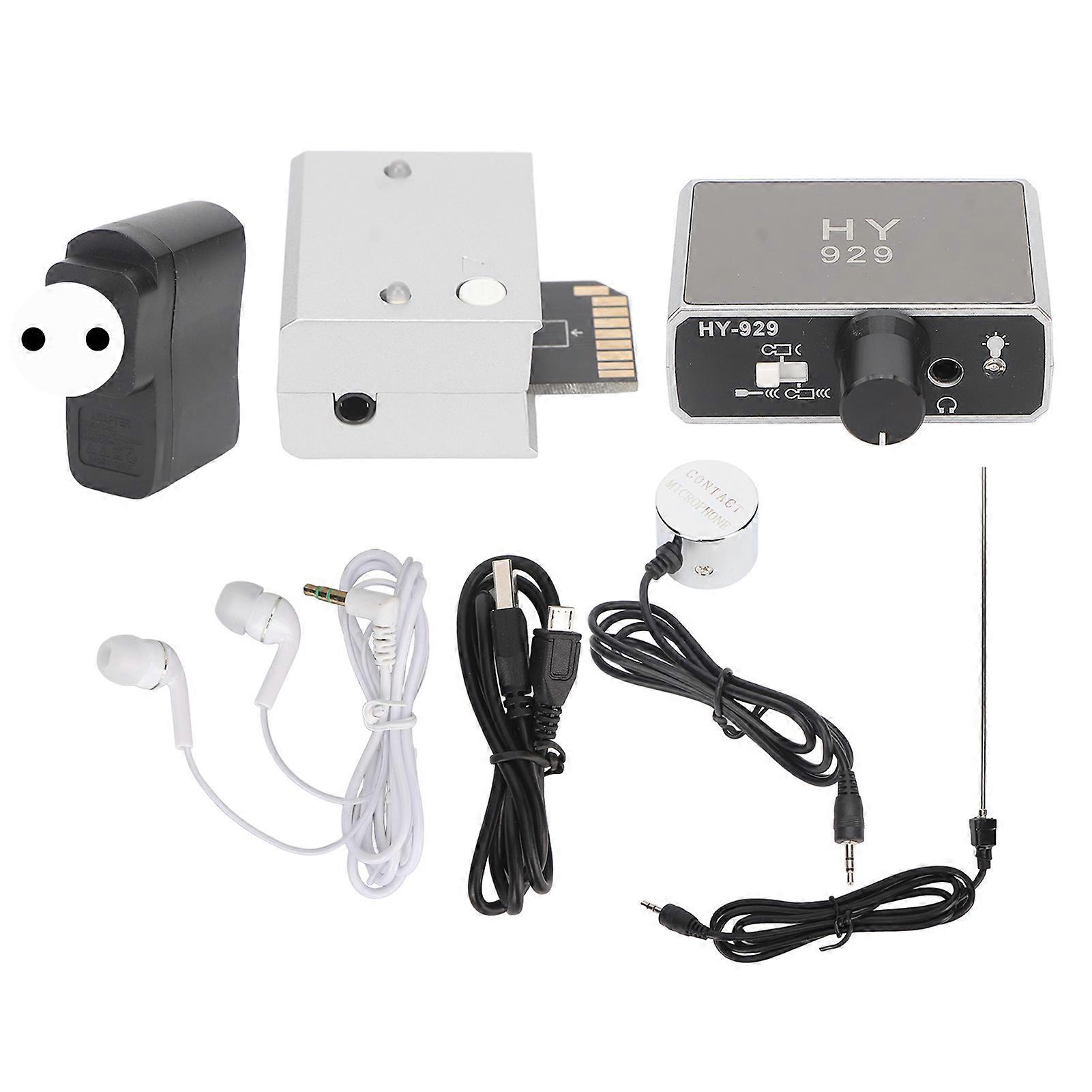 גלאי דליפת צינור מקצועי רגישות גבוהה בדיקה כפולה דליפת מים מאזין בודק עבור תקע האיחוד האירופי 100?240V חיצוני מקורה