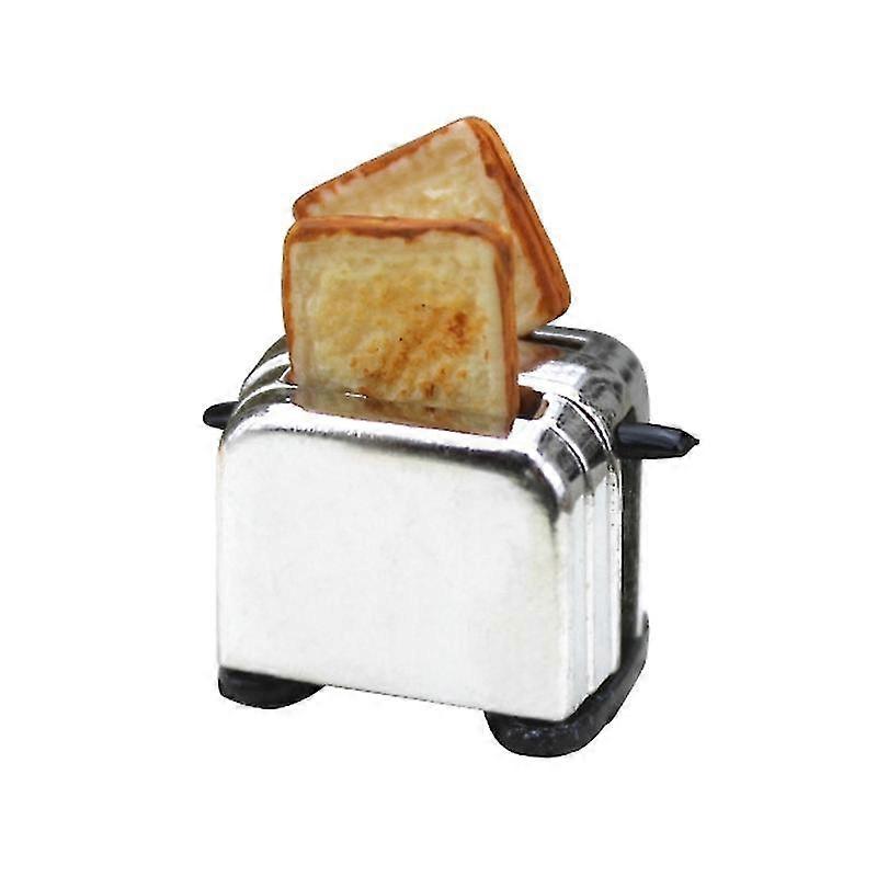 1:12/1:6doll House Toaster Mini Bread Maker Machine Dollhouses Bread Maker PK