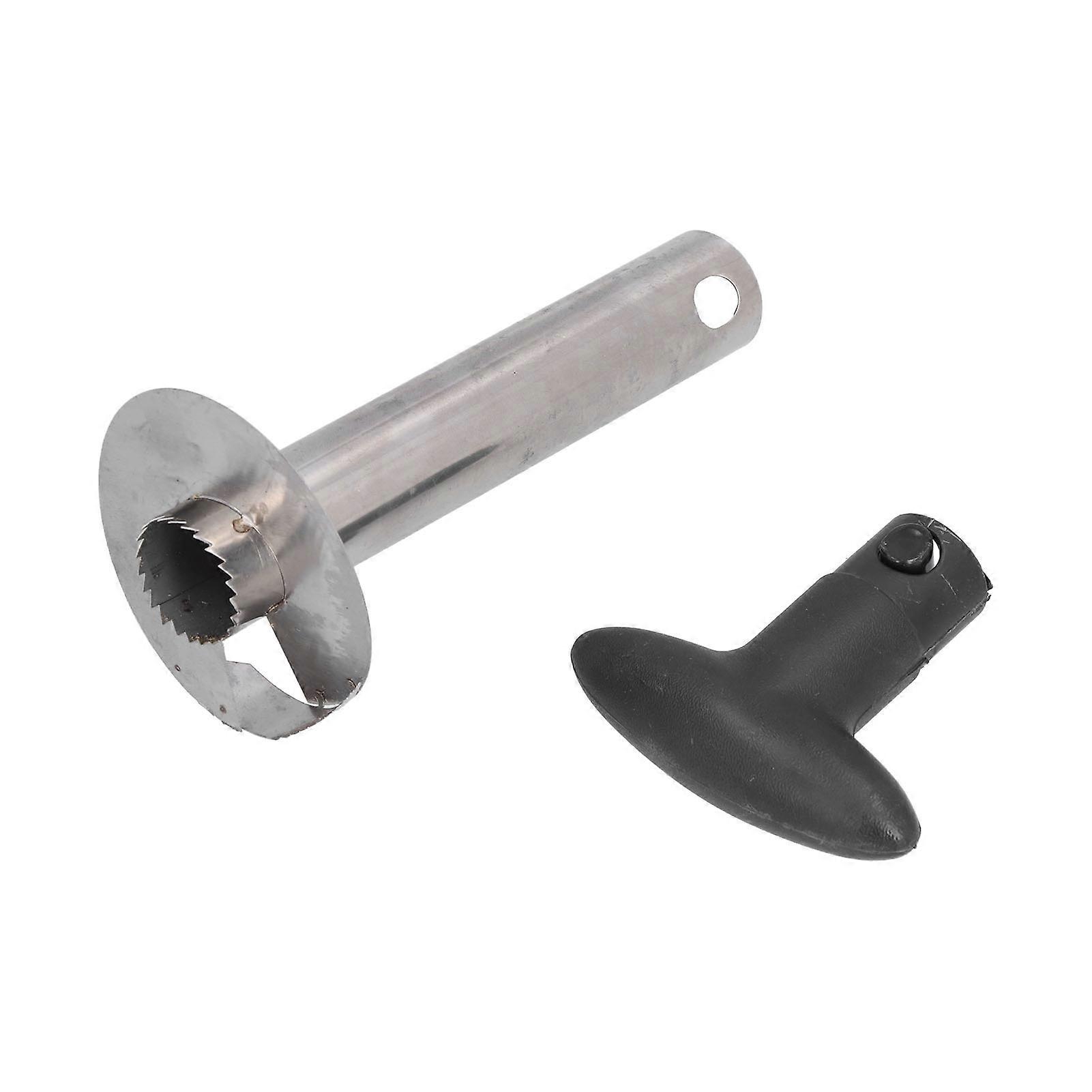 Pineapple Cutter Plastic Stainless Steel Ergonomic Handle Easy to Use Pineapple Corer Kitchen Tool