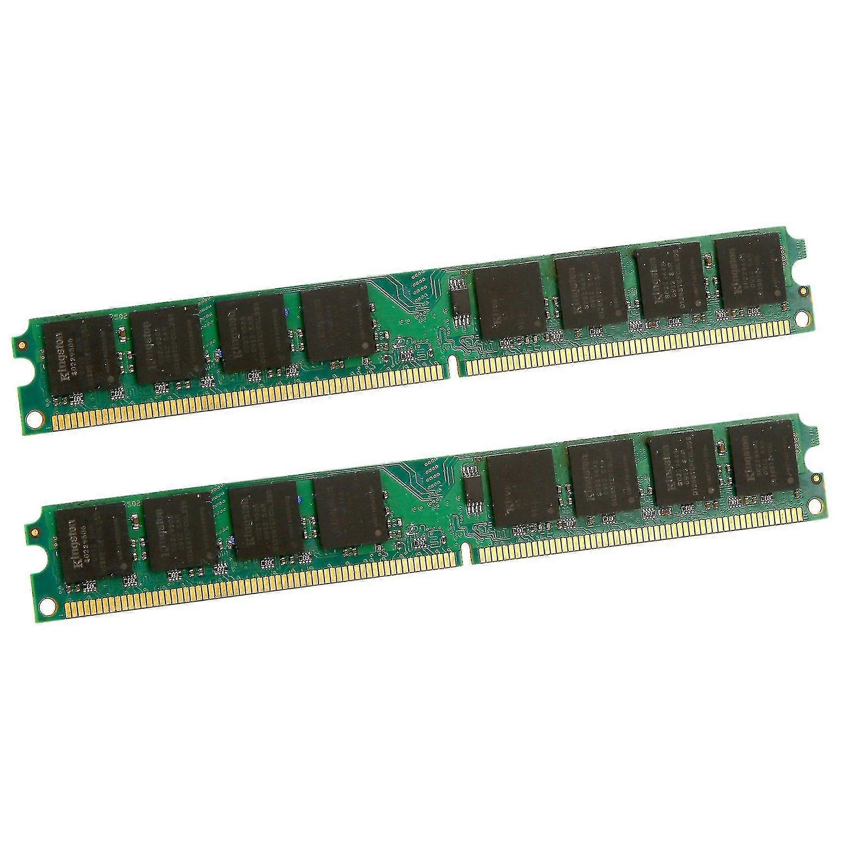 2x 2GB DDR2 Ram-minne 1.8v 800MHz PC2 6400 PC Ram Memoria For Intel Desktop Memory Dimm 240pins