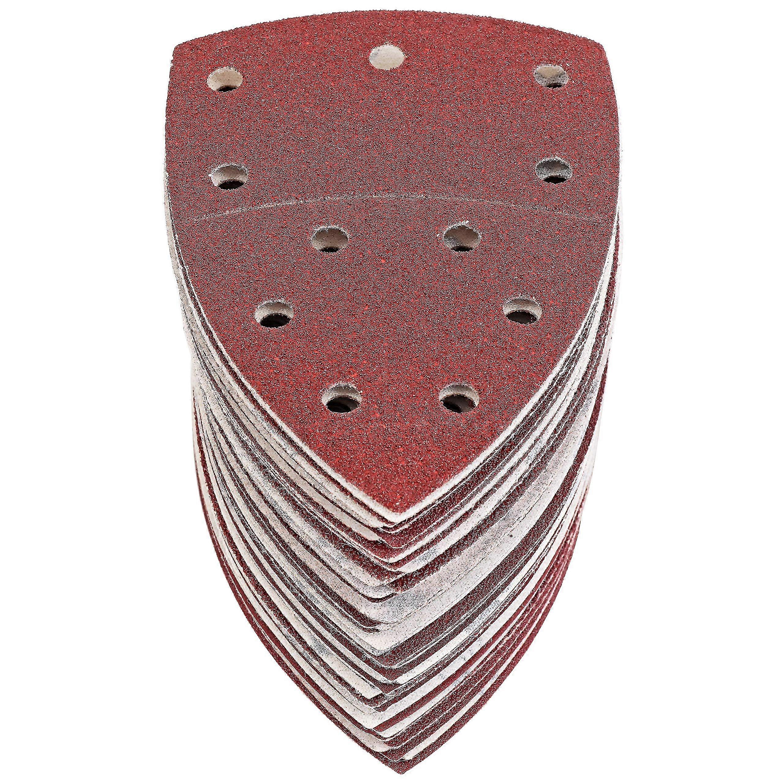 60 Triangle Sanding Sheets Triangular Sanding Paper Mouse Delta, 105 X 152 Mm, Grit P40/60/80/120/180/240