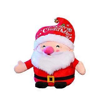 Nyttår Julenissen Plysj Dukke Juletre Ornamenter Håndlaget Dekorasjon 17cm, 37cm, Rød