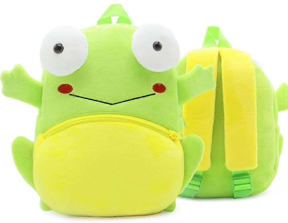 Frog Children Preschool Plush Backpack