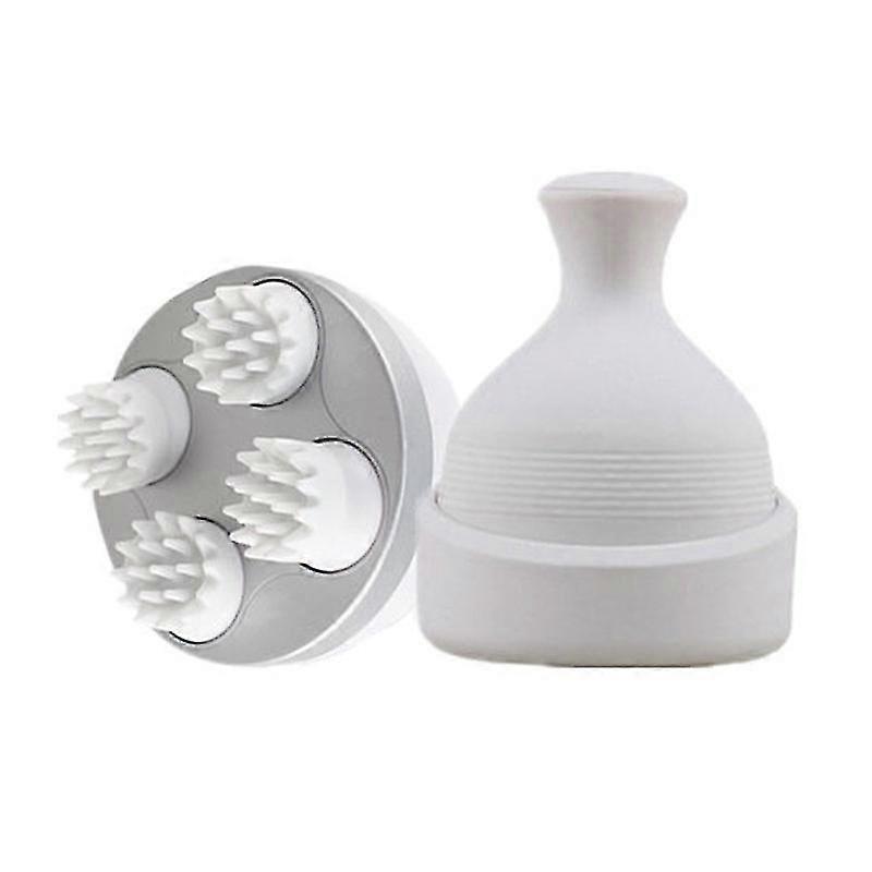 Pet Head Massager Soft Silicone Brush Head Electric Pet Massager