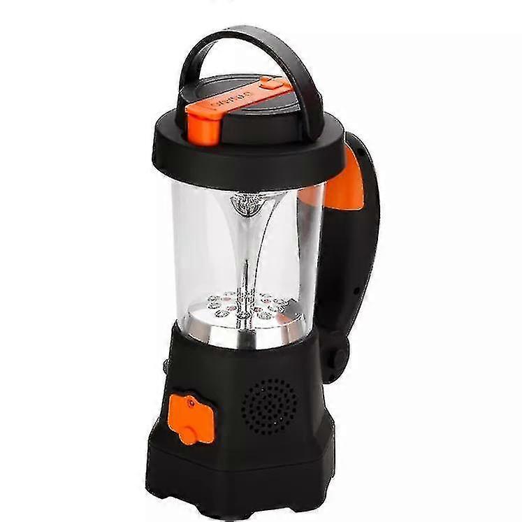 4 in 1 rechargeable hand crank generator torch