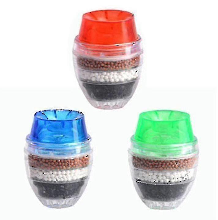 Kitchen Faucet Tap Water Purifier 5 Layers Filter Activated Carbon Filtration