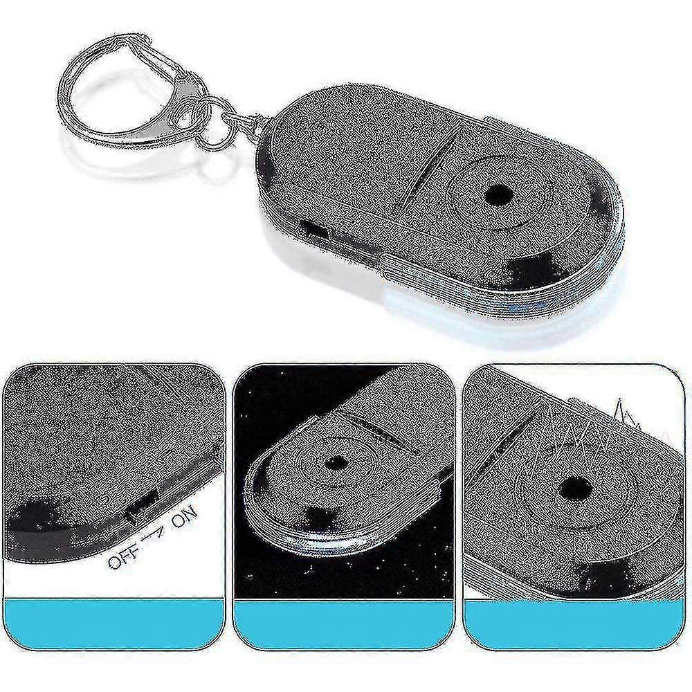 High Quality Wireless Key Finder with Alarm and LED Light (Blue)