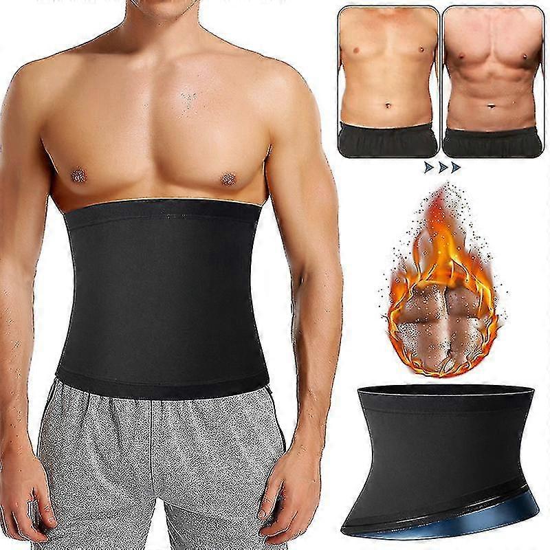 رجل البطن المخفض ساونا الجسم المشكل اللياقة البدنية العرق المتقلب حزام الخصر مدرب البطن التخسيس Shapewear الخصر المدرب مشد
