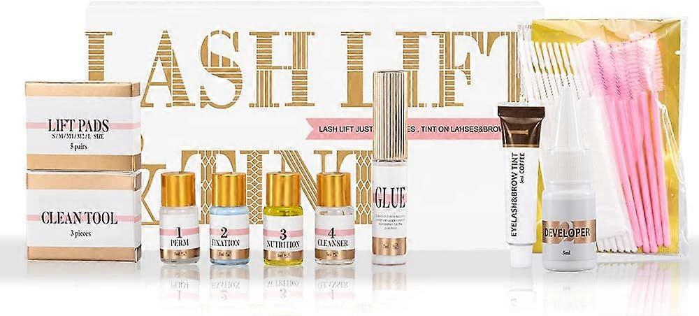 Lash Lift and Color Dye Kit, Eyelash Lash Extensions Kit, keratin Lash Lift &; Tint Semi-permanent Eyelash Perm Kit για χρήση στο σπίτι και στο κομμωτήριο