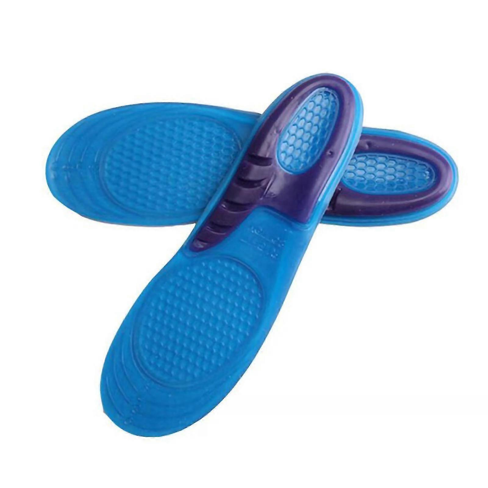 Sports Insole Soft Elastic Shock Absorption Inserts for Running Hiking Daily Life Size L 44-48 12.0in