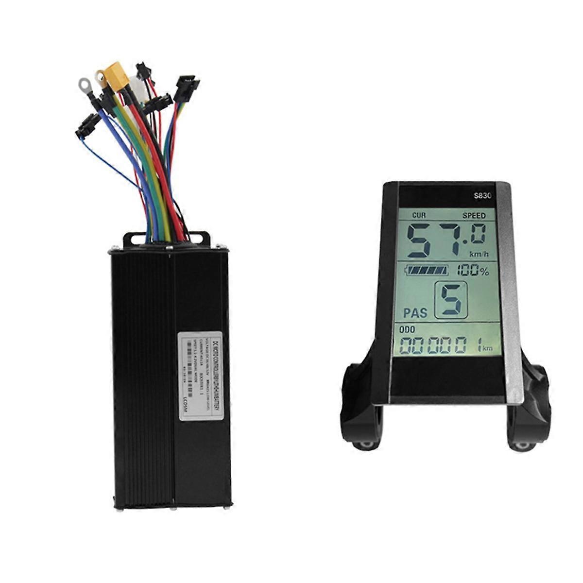Mountain Vehicle Electric Bicycle Power Modified Accessories LED S830 Display Panel 40A Sine Wave Controller Brushless