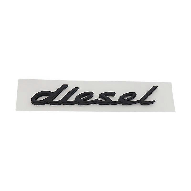 3D Premium Car Styling diesel for Cayenne Diesel car Hood Fender trunk Rear Bonnet Nameplate Decal Emblem Badge Sticker