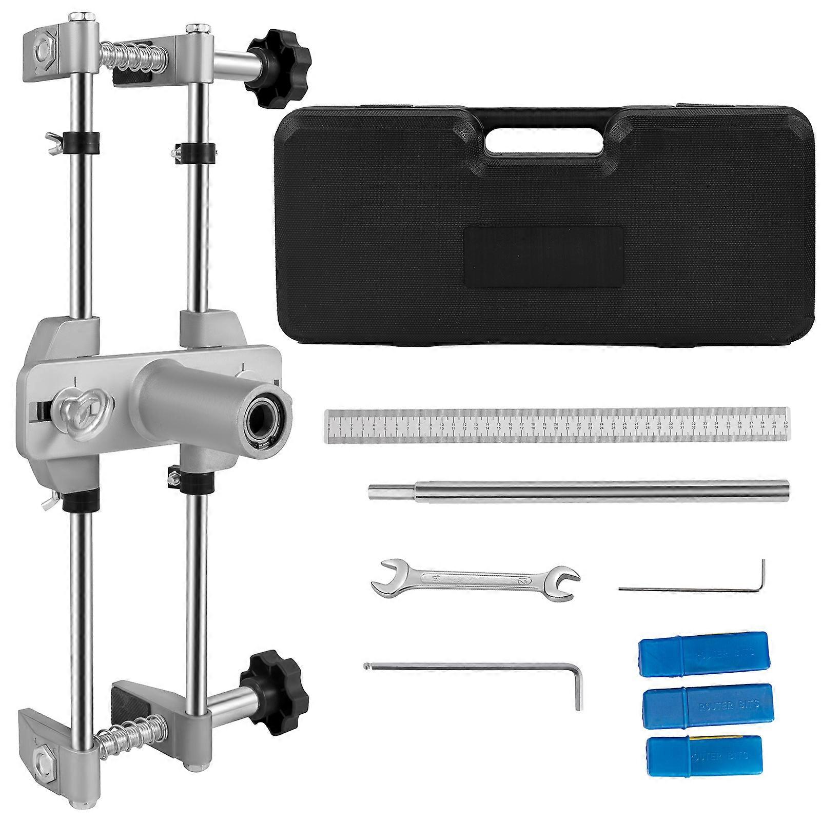 8PCS Dörrmontering Jigglås Mortiser Allen Key Kit