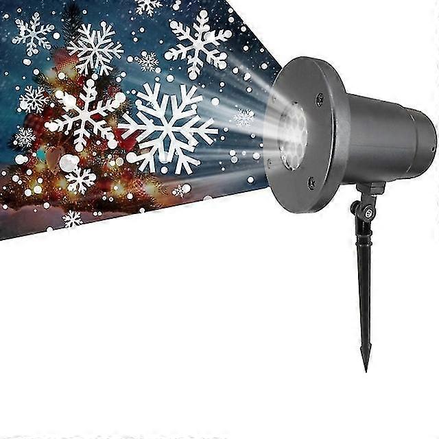 Blizzard Snowflake Landscape Projection Lamp Christmas New Year Party Lighting Accessories