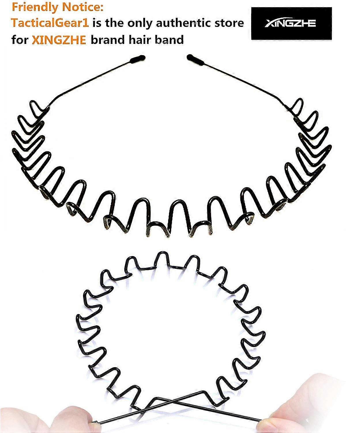 Fascia Per Capelli In Metallo Stile Onda Pettine Sportivo Per