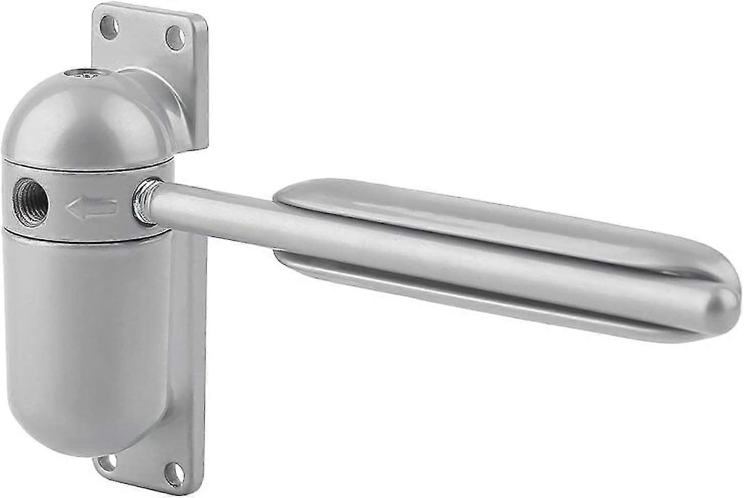 2024 Spring Loaded Door Closer - Adjustable Surface Mount - Automatic Spring Loaded Door Closer For Self Closing (gray)