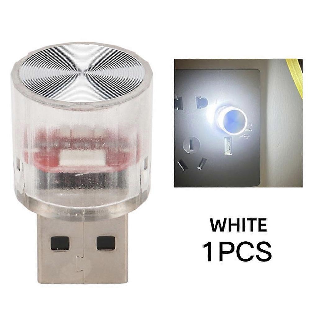 Car Mini USB LED Atmosphere Lights Decorative Lamp  For Party  Ambient Modeling Automotive PortablePlug Play Auto Interior Led