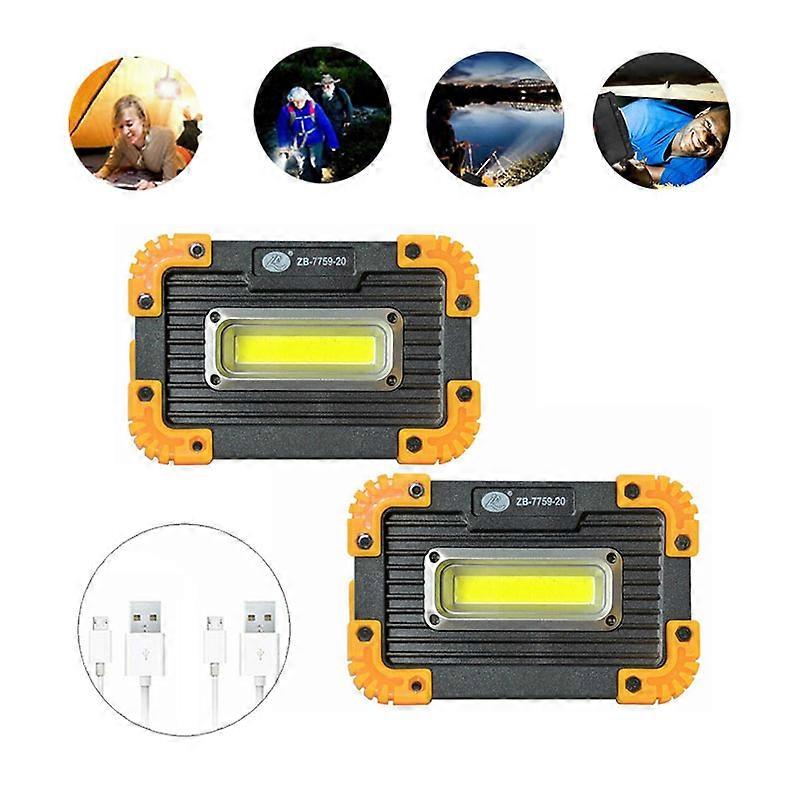 Work Light Outdoor Camping Floodlight Emergency Lamp Usb Rechargeable Emergency Lamp