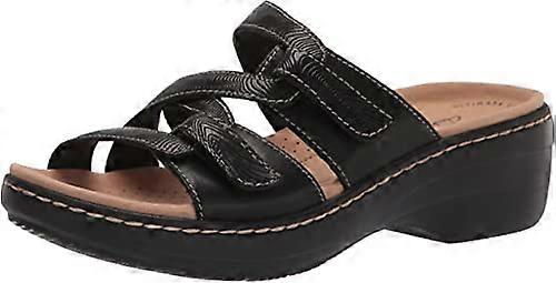 black, women's sandals