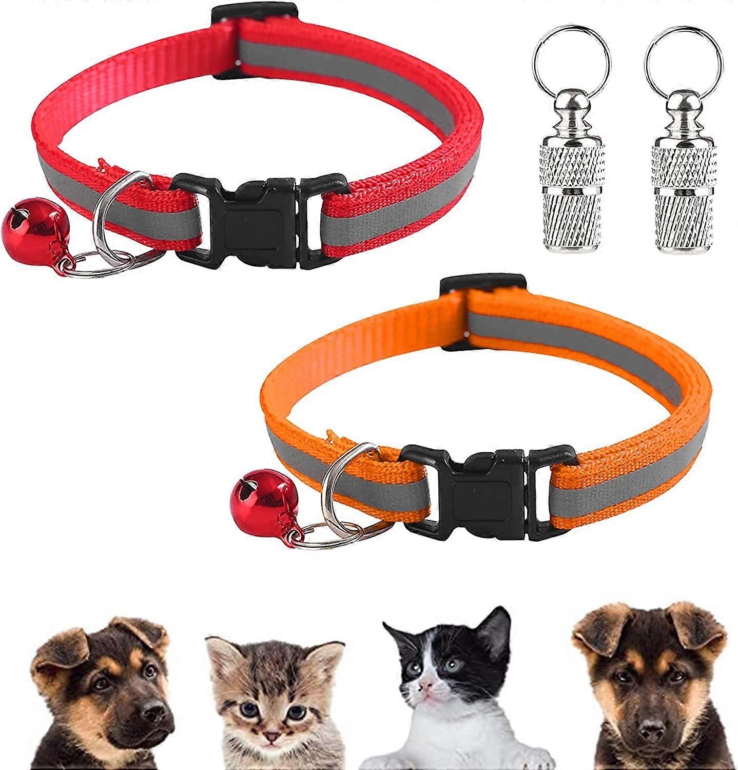 Reflective Cat Collar with Bell,Cat Collars Quick Release,Reflective Cat Collars Quick Release