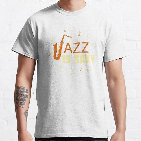 Jazz on saksofoniklassikko t-paita-RK1125