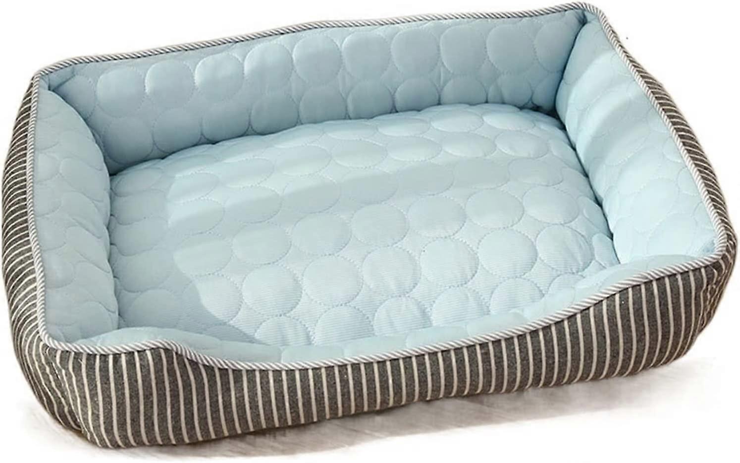cat Sofa Dog Kennel Summer Cold Nest Cat Summer Supplies Small and Medium-Sized Dog Ice Cold Nest Pet Kennel Cat Supplies (Color : 2, Size : M)