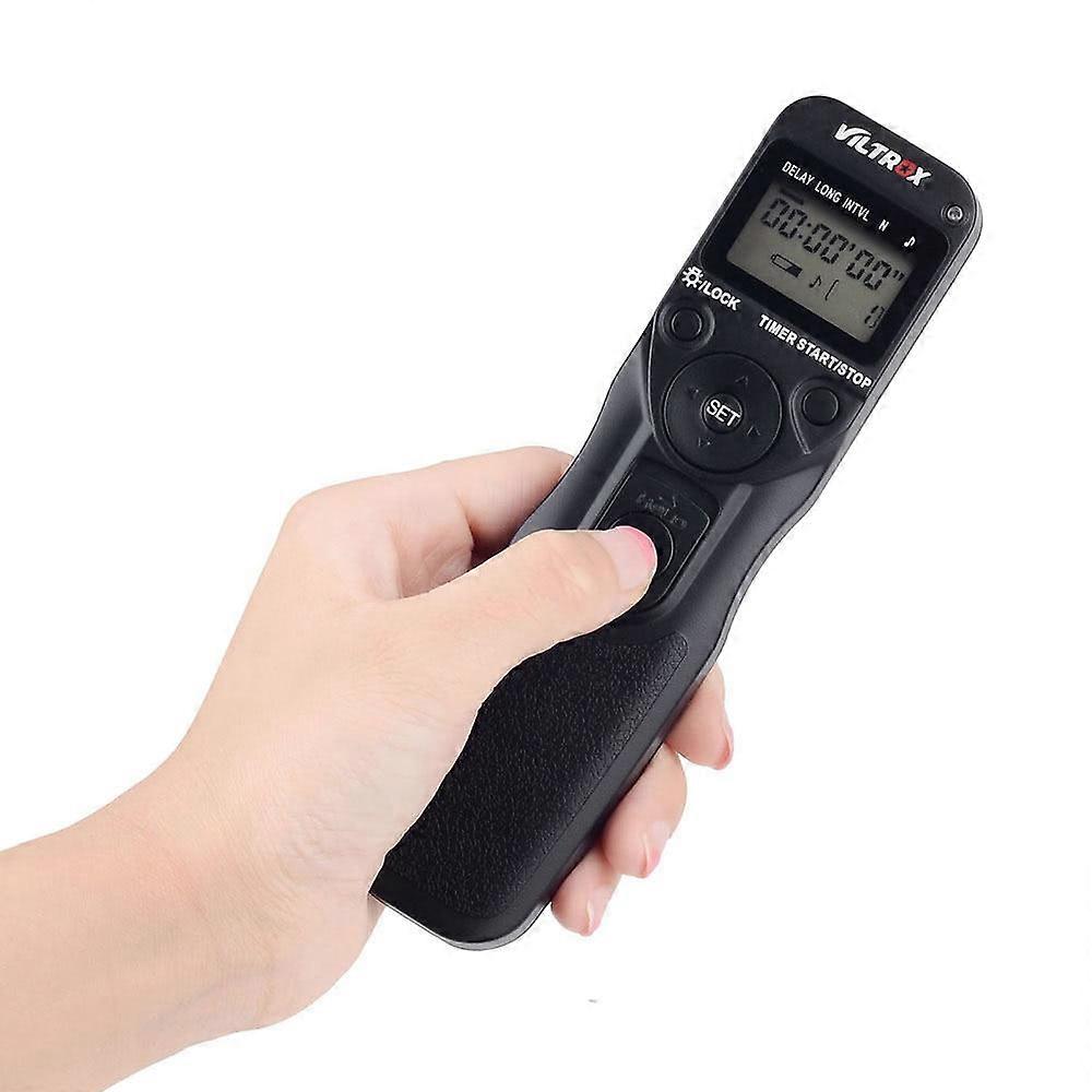 VILTROX Time Lapse Intervalometer Timer Remote Control Shutter with C3 Cable for Canon 1D Series 5D 5DII 5DIII 7D 10D 20D D30