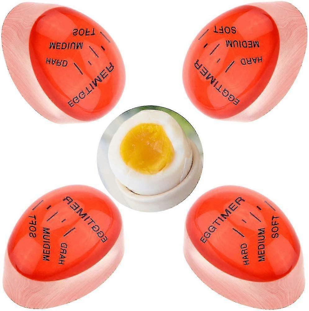 Egg Cooking Timer, 4 Pieces Of Color-changing Egg Timer-MXBC