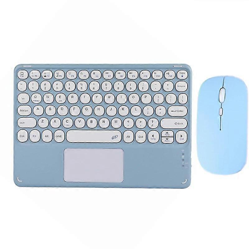 For iPad Mini 6 Air Keyboard and Mouse Combo Wireless Bluetooth Russian Spanish Keyboard Teclado for Android IOS Windows Tablet