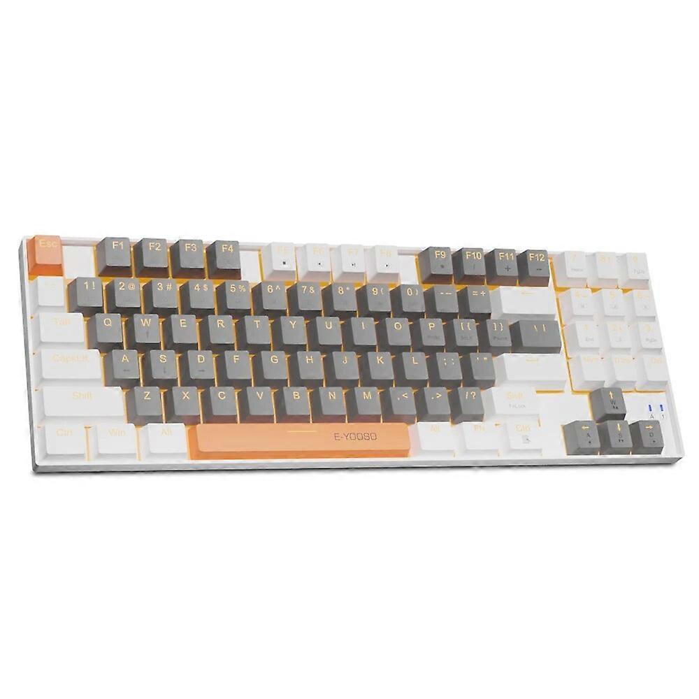 E-YOOSO Z13 USB Mechanical Gaming Keyboard Blue Red Switch 89 Keys Wired detachable cable Gamer for Computer pc