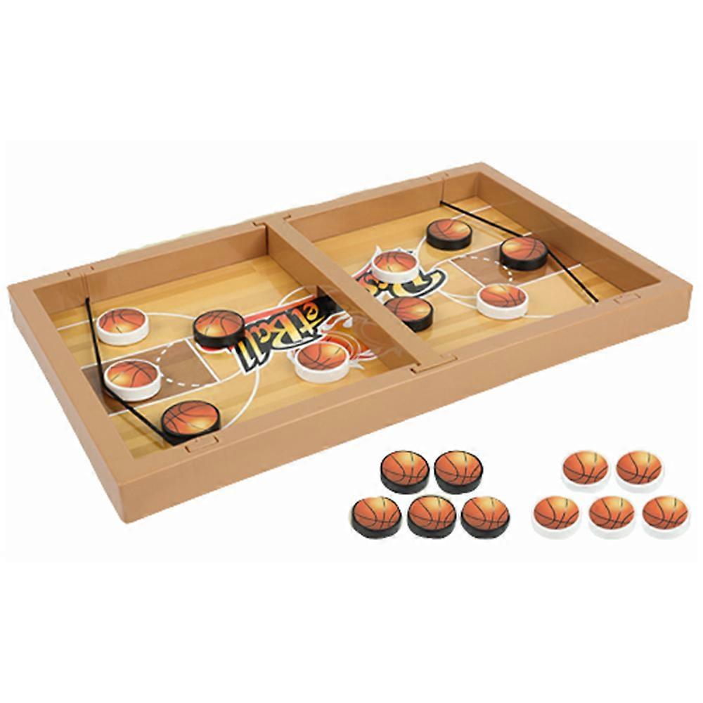 Fast Sling Puck Game, Desktop Bounce Battle Foldable Chess Board