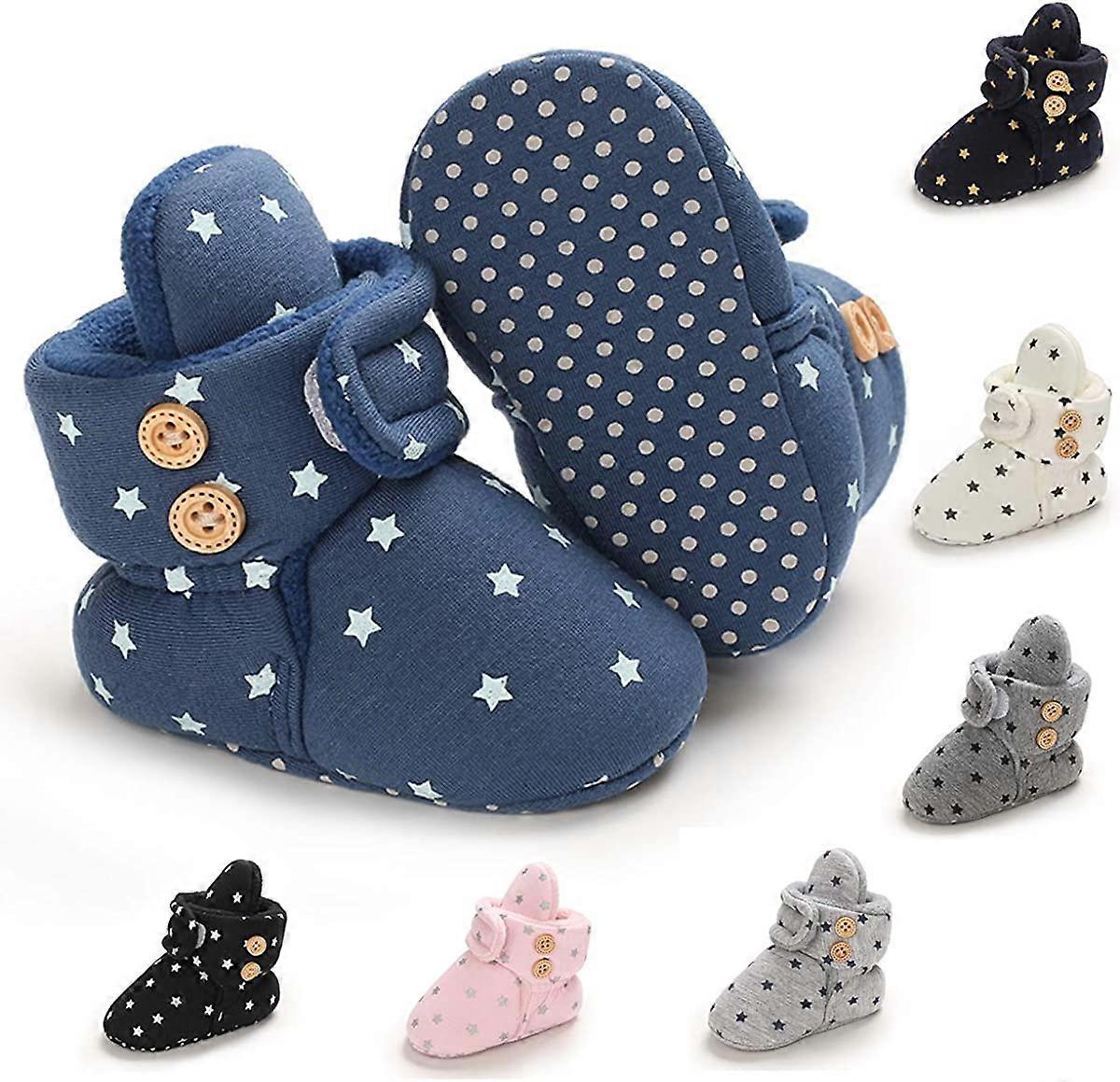 Baby Booties Infant Baby Boys Girls Slippers Winter Booties with