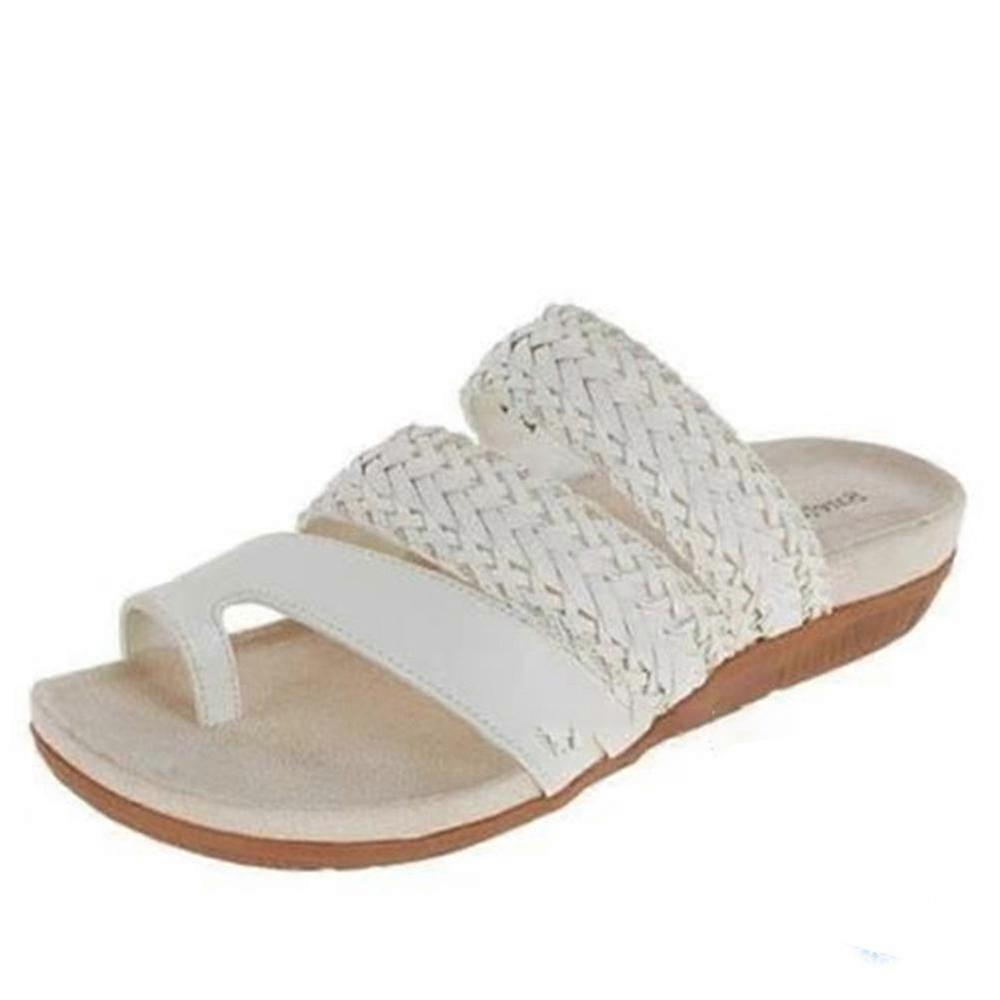 Ladies Flip Flop Open Toe Sandals Summer Beach Shoes Slippers