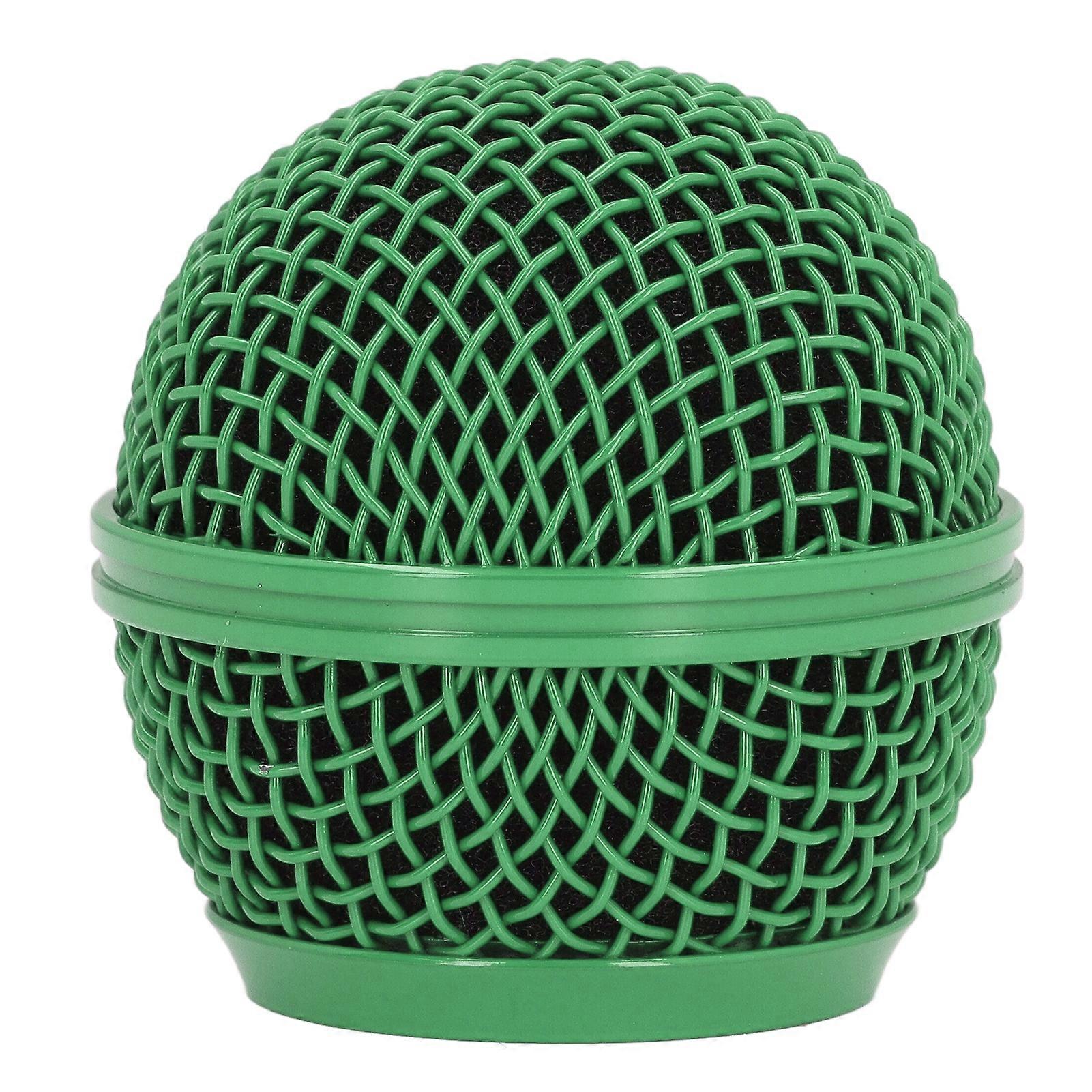 Replacement Microphone Mesh Grille for SM58S, SM58LC, BETA58, BETA58A, SA M30, SV100, UT2, PGX24, SLX4, Green