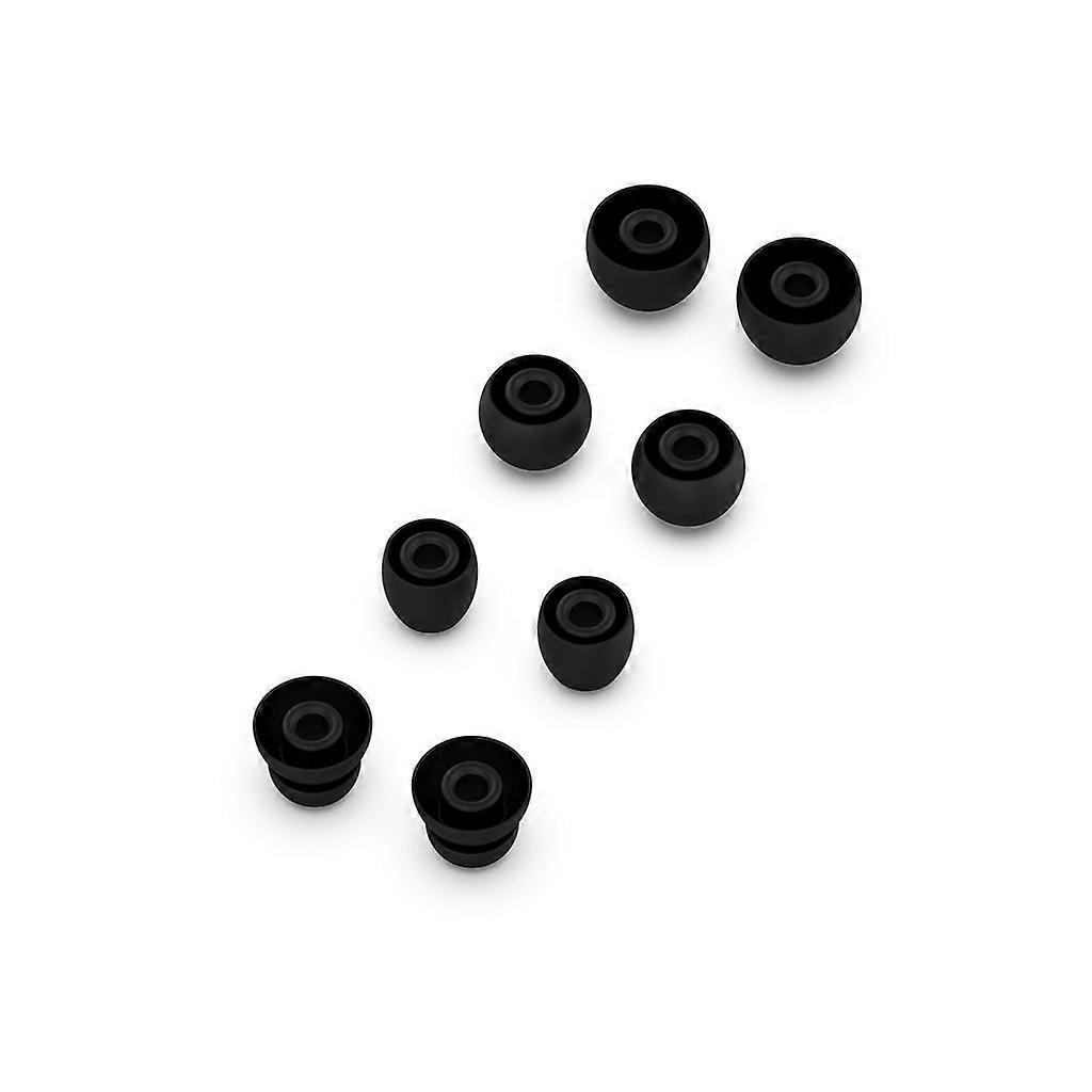 unbrand Memory Sponge Ear Buds for Powerbeats Pro Headset Large Clear Replacement Black