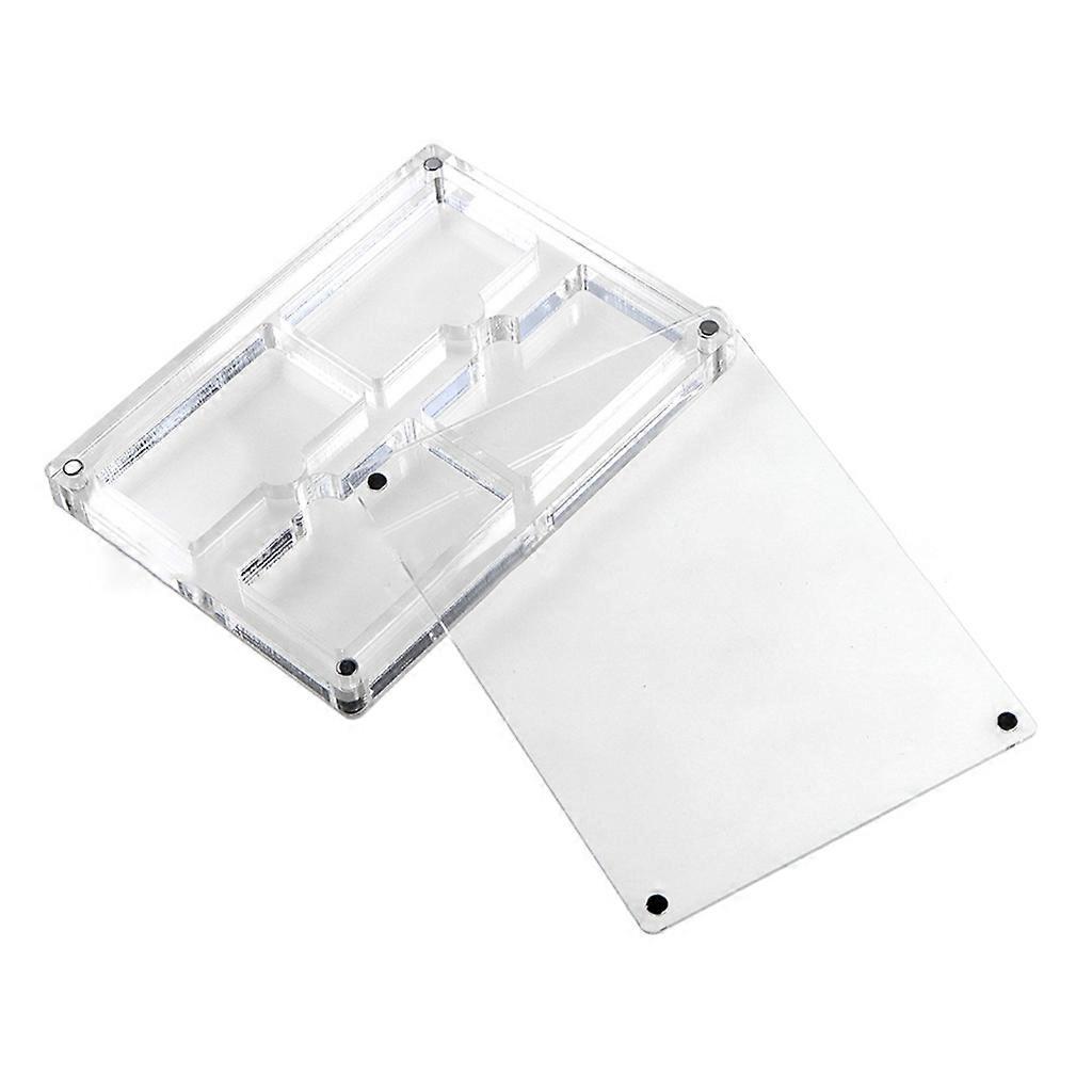 4 in 1 läpinäkyvä pelikortin pidike Pölytiivis kannettava järjestäjäBox GBA: lle