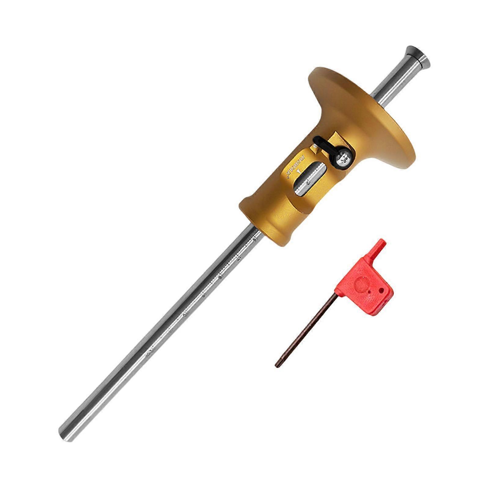 Wheel Marking Gauge Kit Woodworking Layout Tool Marking Out Wood Scribe Tool Gold