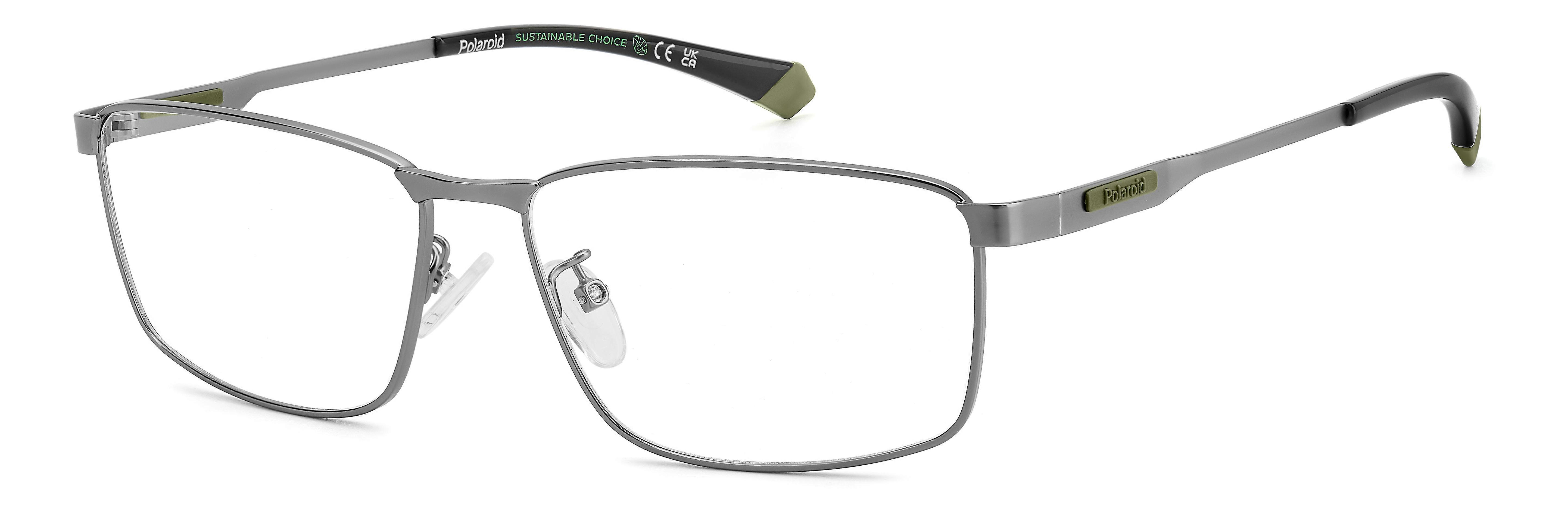 Eyewear Frames POLAROID PLD D534/G R80 MATTE DARK RUTHENIUM 57/15/145 MAN