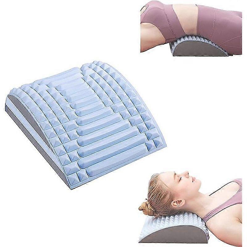 Neck & Back Stretcher Posture Corrector, Lumbar Stretcher for Neck Pain Relief