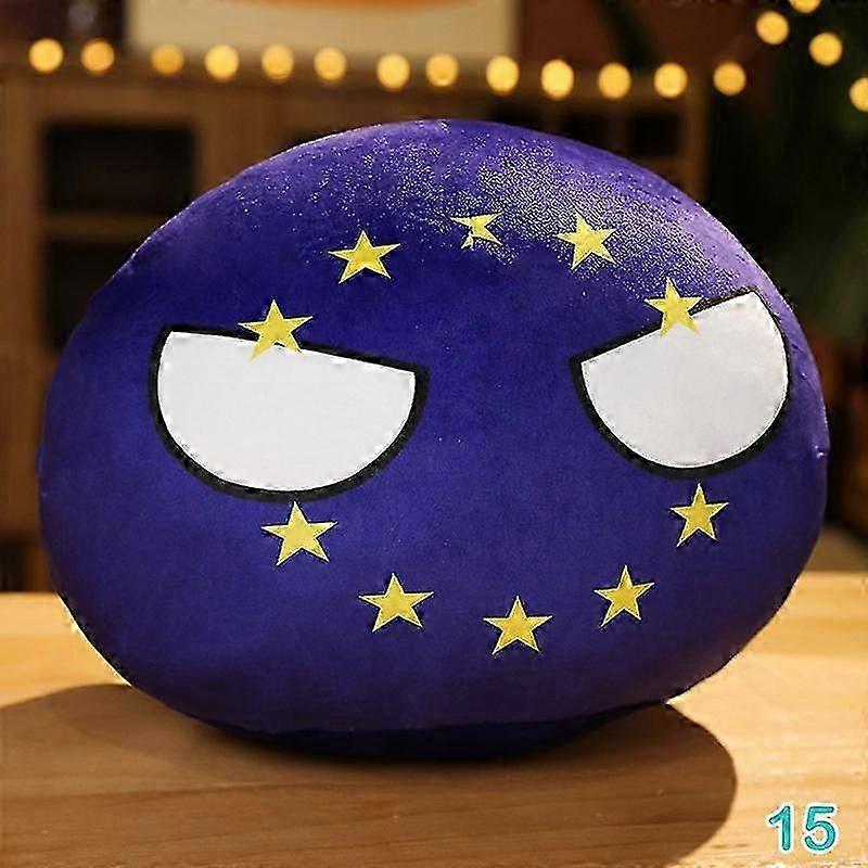 10cm Country Ball Βελούδινο Παιχνίδι Polandball Μενταγιόν Countryball Λούτρινη Παιδική Κούκλα