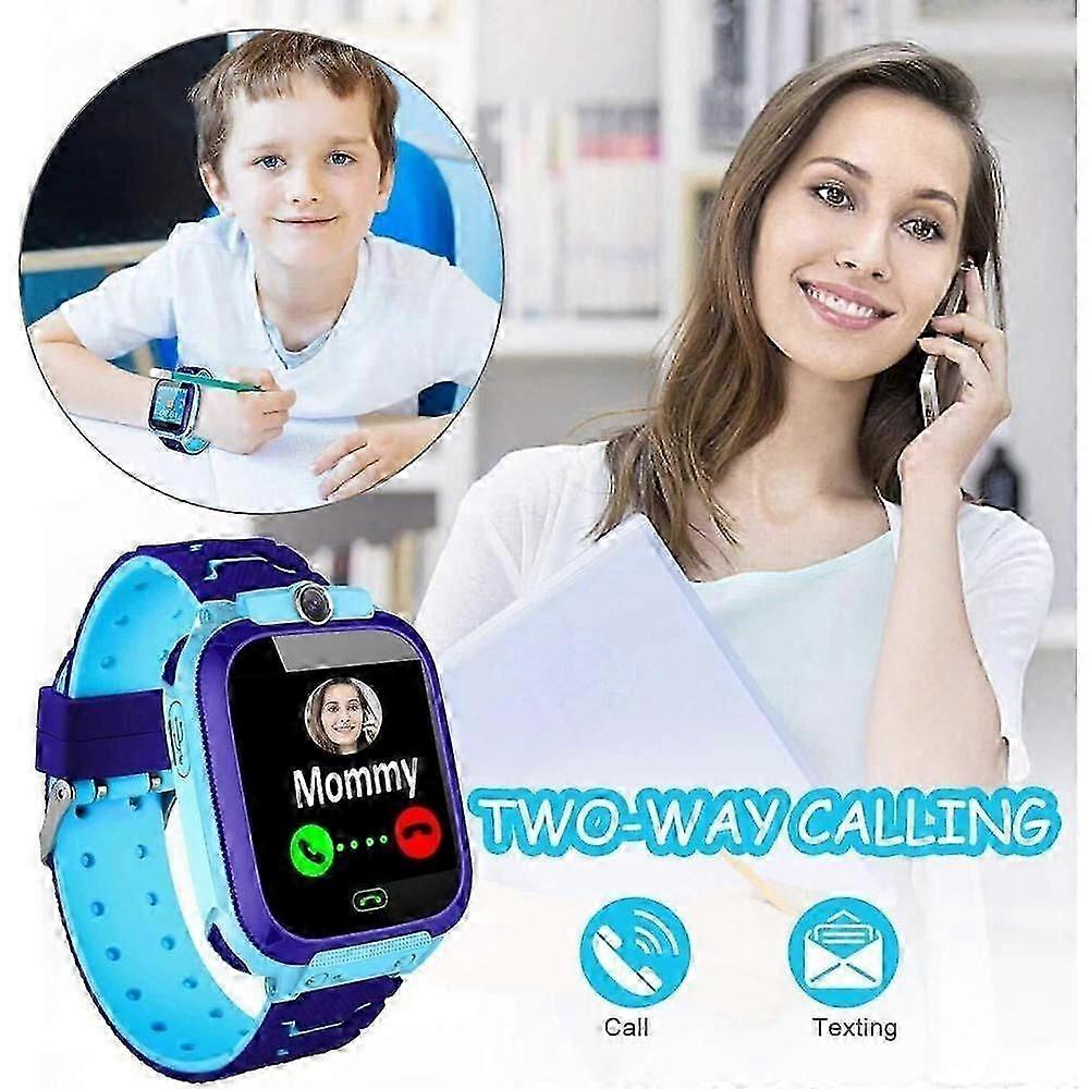 ילדים שעון חכם מצלמה SOS שיחה טלפון SIM GSM שעוני משחק בנים בנות מתנה DFG