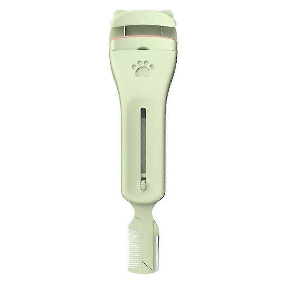 Lovely Cat Paw Pattern Eyelashes Curler 3 In 1 Multi-functional Portable Eyebrow Comb High Quality Women Eye Makeup Props