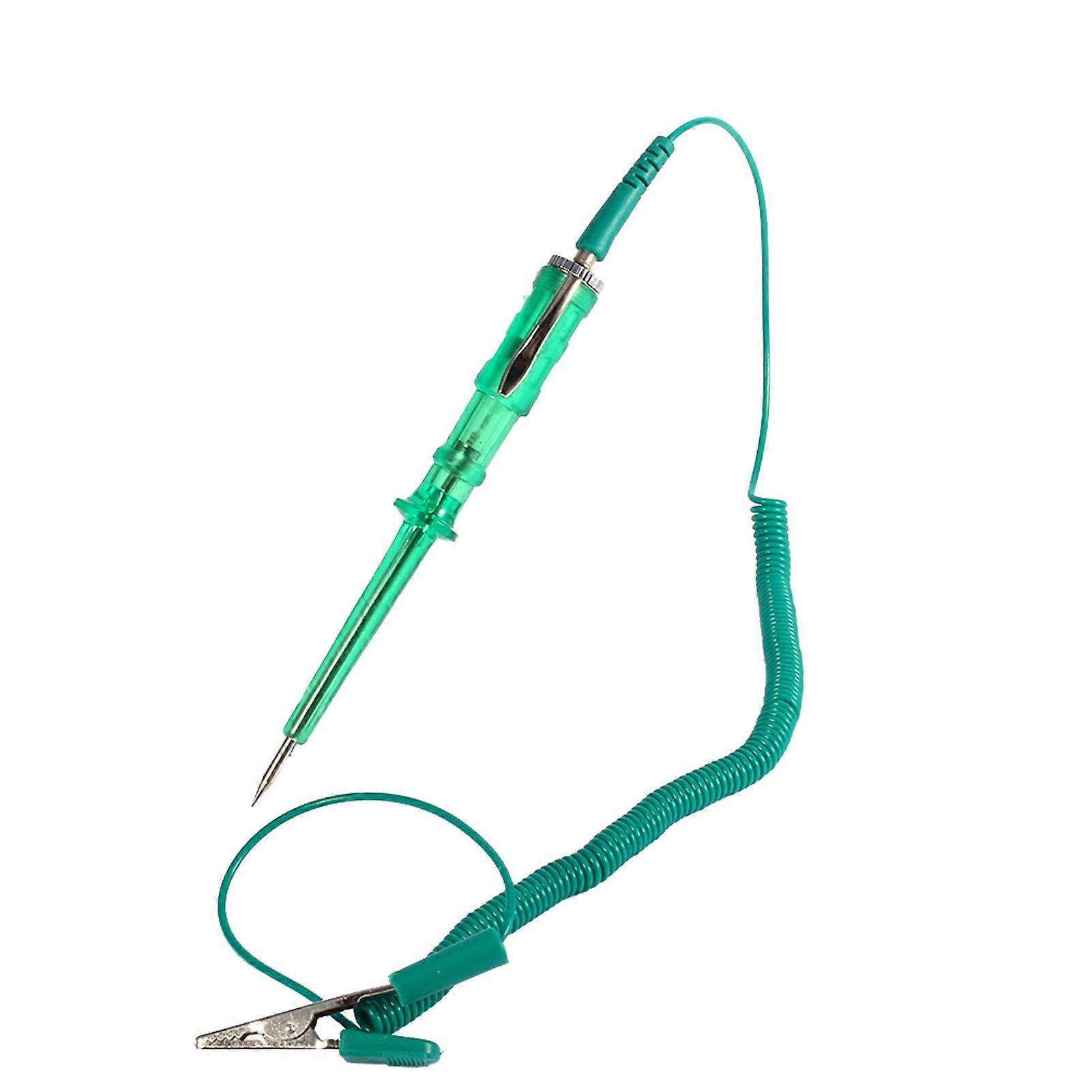 Car Circuit Tester Light Bulb Voltage Test Pen Green DC 6V 12V 24V