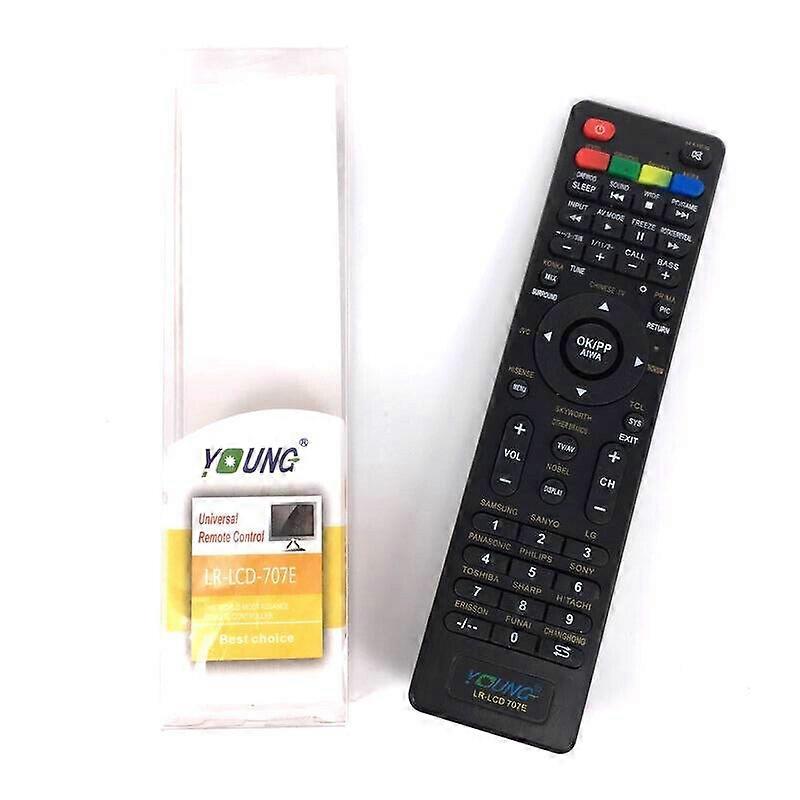 New Young LR-LCD-707E For Sony LG ETC SAMSUNG SHARP Universal TV Remote Control