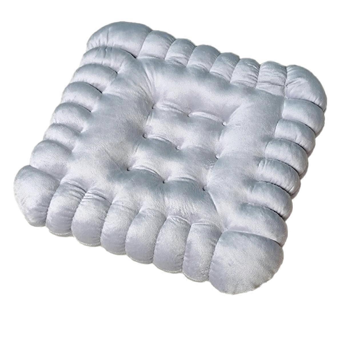 Biscuit Shape Cushion,Thickened Cushion,Plush Chair Cushion,Decorative Comfy Seating Cushion for Se