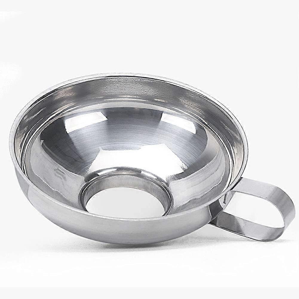 Stainless Steel Canning Funnel with Handle for Wide and Regular Mouth Jars, 1 PC, Durable Kitchen Tool