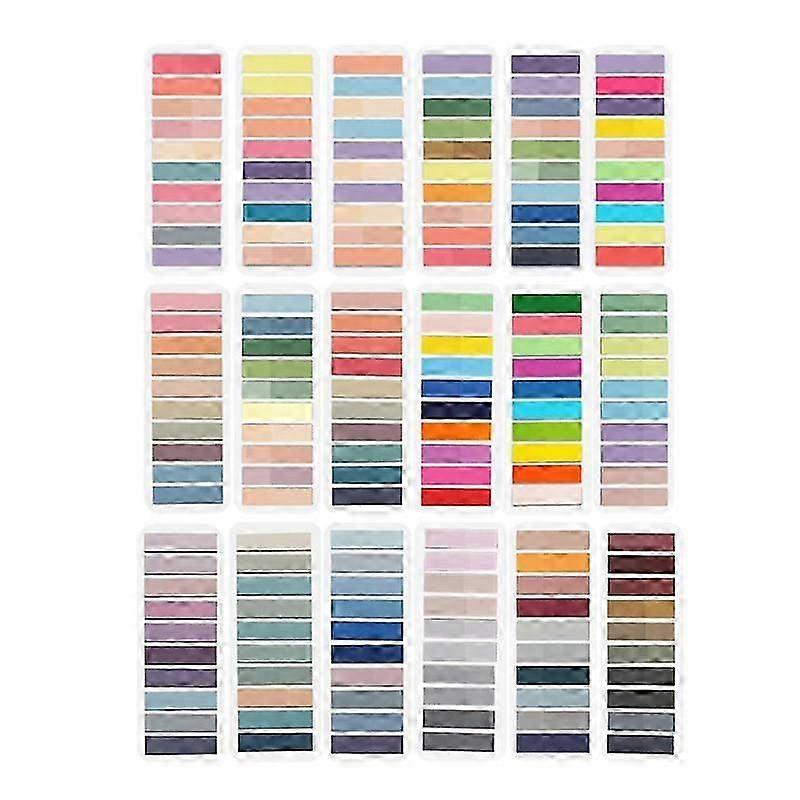 180 farver bøger faner til annotering, Sticky faner klare sticky notes, Morandi side markører for, (360