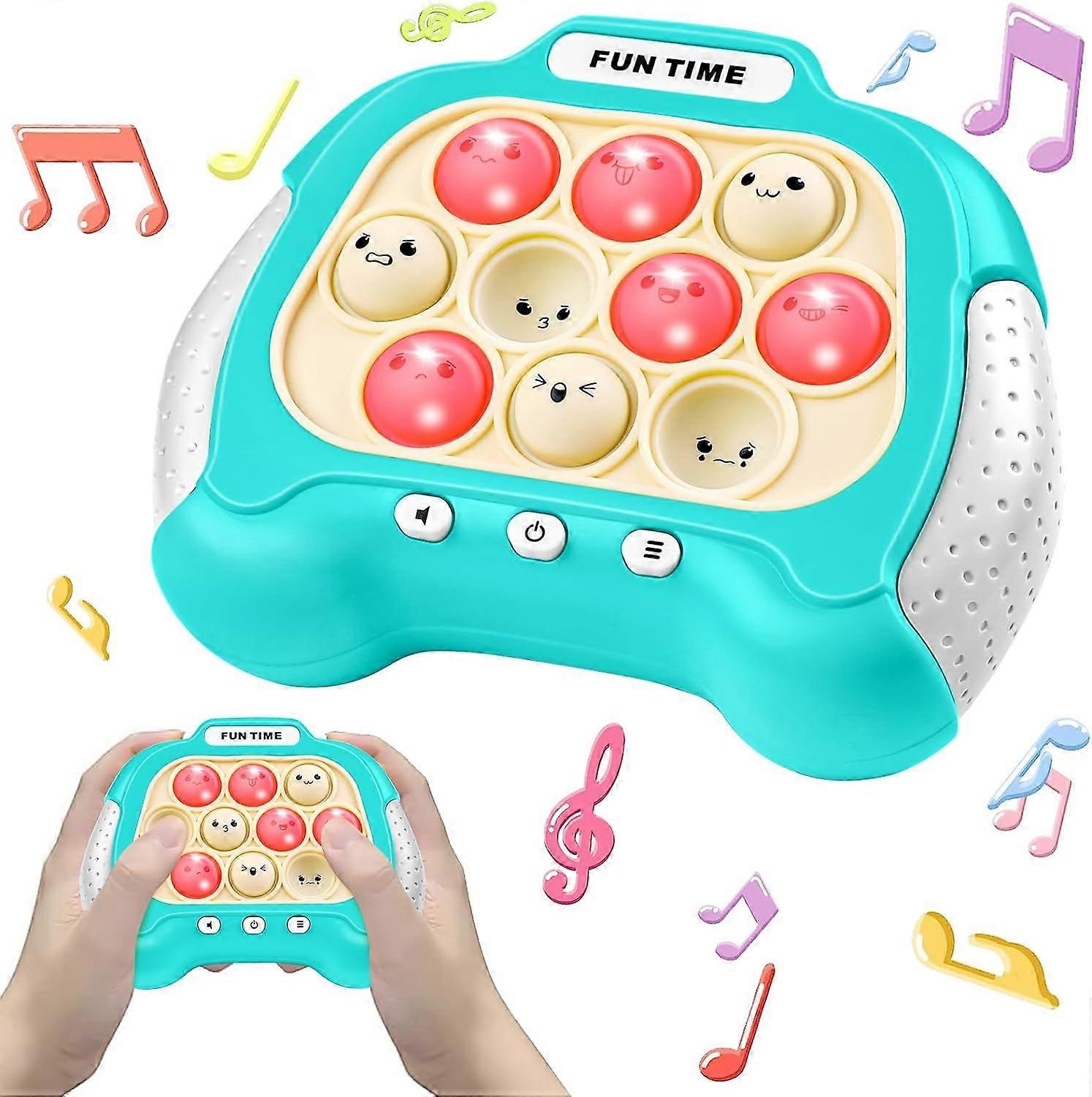 Pop Toys for Kids Adults, Electronic Pop It Game Light-up Sensory Games Smart Fidget Game Birthday Gifts for Age 6-12 Year Old Girl BoysBlue