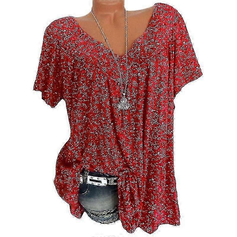 Top lung cu mânecă scurtă pentru femei f54